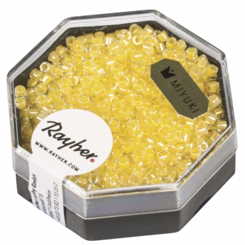 14755159 - 4006166179143 - Miyuki - Perle Miyuki Delica 10/0 Rainbow transp. jaune lumineux - 2