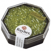 Perle Miyuki Delica 10/0 DBM174 Rainbow transp. vert pomme