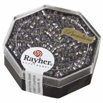 14755561 - 4006166179242 - Miyuki - Perle Miyuki Delica 10/0 DBM107 Rainbow transp. gris argenté - 2