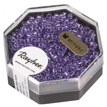 14756314 - 4006166179327 - Miyuki - Perle Miyuki Delica 10/0 DBM906 éclat de perle : violet - 2
