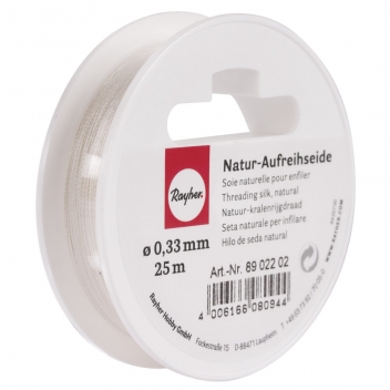 8902202 - 4006166080944 - Rayher - Fil soie idéal perle Miyuki Blanc 25 m - 2