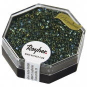 Perle Miyuki Delica 10/0 DBM27 Métallic émeraude