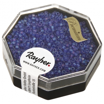 14763376 - 4006166378430 - Miyuki - Perle Miyuki Delica 11/0 DB864 Rainbow transp. dépoli Bleu2 - 2