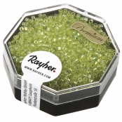 Perle Miyuki Delica 11/0 DB174 Rainbow transp. vert pomme