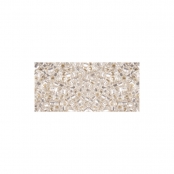 Perle Miyuki Delica 11/0 DB41 Garniture argent Cristal
