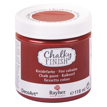 38867222 - 4006166405686 - Chalky Finish - Peinture craie Chalky Pour Matériau poreux 118 ml rouille - 2