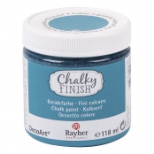 Peinture craie Chalky Pour Matériau poreux 118 ml bleu lagon