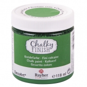 Peinture craie Chalky Pour Matériau poreux 118 ml Vert éternel