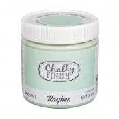 Peinture craie Chalky Pour Matériau poreux 118 ml Jade