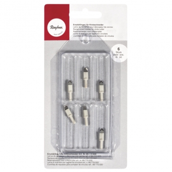 89769000 - 4006166136788 - Rayher - Lame de rechange pour découpeur de cercle 6 pièces