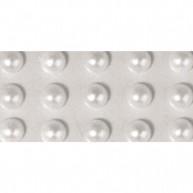 Perle de pluie autocollante Ø5mm Blanc 80 pièc.