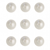 Perle de pluie autocollante Ø5mm Blanc 80 pièc.