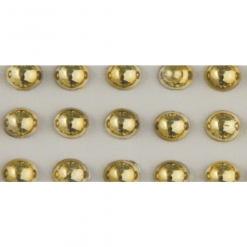 1511806 - 4006166882418 - Rayher - Perle de pluie autocollante Ø5mm Doré 80 pièc.