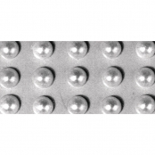 Perle de pluie autocollante Ø5mm Argent 80 pièc.