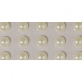 1511896 - 4006166299742 - Rayher - Perle de pluie autocollante Ø5mm Crème 80 pièc. - 3