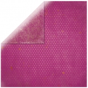 Papier scrapbooking Vintage rose oeillet 30,5cm