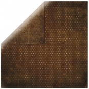Papier scrapbooking Vintage chocolat 30,5cm