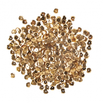 3927006 - 4006166602566 - Rayher - Sequins lavables Doré Ø 6 mm Bombés 4000 pièces - 2