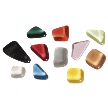 14796999 - 4006166412370 - Rayher - Mosaique Soft Glass Effet dépoli Polygonale env. 515 tesselles