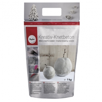 34211000 - 4006166291999 - Rayher - Béton créatif à modeler 1kg - 6