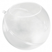 Boule plastique Cristal ø 8cm (découpe ø4,5cm)