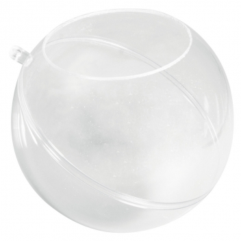 39477800 - 4006166413018 - Rayher - Boule plastique Cristal ø12cm (découpe ø7,5cm) - 2