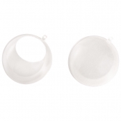 Boule plastique Cristal ø12cm (découpe ø7,5cm)