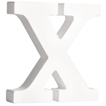 62675000 - 4006166265198 - Rayher - Lettre X MDF Blanc 11 cm