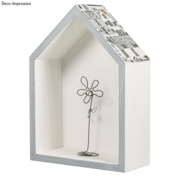 62696000 - 4006166412325 - Rayher - Cadre en bois Maison Petit modèle 2 pièces - 4
