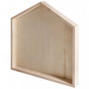 Cadre en bois Maison Grand modèle 1 pièce