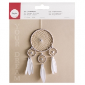 Kit DreamCatcher Attrape-rêves 17x33cm beige/brun