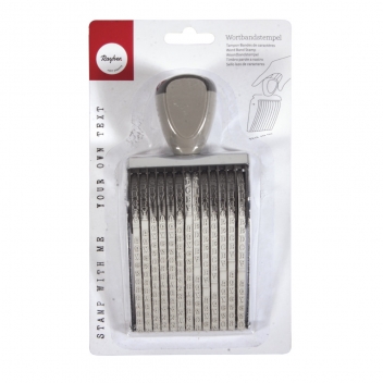 29019000 - 4006166409202 - Rayher - Tampon réglable 13 caractères - 2