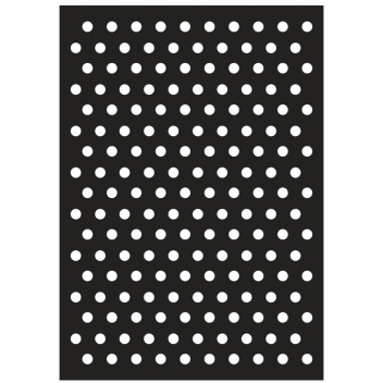 38947000 - 4006166185441 - Rayher - Pochoir adhésif pois / baroque A5 2 motifs - 2