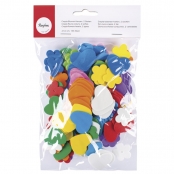 Sticker en mousse Fleurs & Coeurs 140 pièces