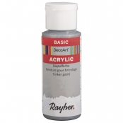 Peinture acrylique Argenté brillant 59 ml