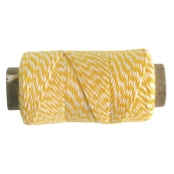 Ficelle bicolore Ø 1mm 35m Jaune soleil