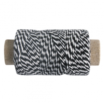 55517576 - 4006166474071 - Rayher - Ficelle bicolore Ø 1mm 35m Noir