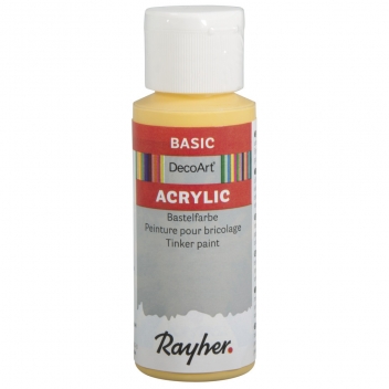 38046162 - 4006166518843 - DecoArt - Peinture acrylique Jaune d`or 59 ml - 2