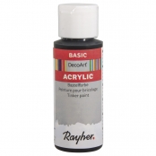 Peinture acrylique Noir 59 ml