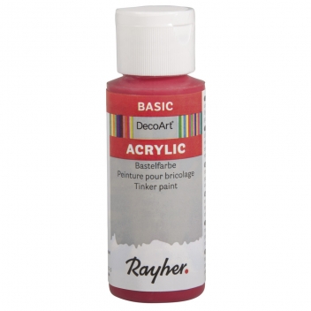 38046287 - 4006166519123 - DecoArt - Peinture acrylique Rouge classique 59 ml - 2