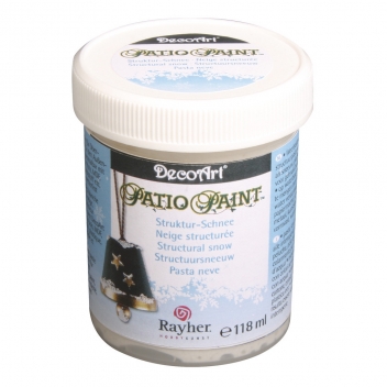 38214000 - 4006166059674 - DecoArt - Neige structurée Patio Paint 118 ml