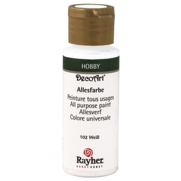 38000102 - 4006166955181 - DecoArt - Peinture acrylique Premium Blanc 59 ml - 2