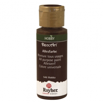 38000546 - 4006166956164 - DecoArt - Peinture acrylique Premium Brun mocca 59 ml - 2