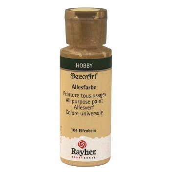 38000104 - 4006166955198 - DecoArt - Peinture acrylique Premium Ivoire 59 ml - 2