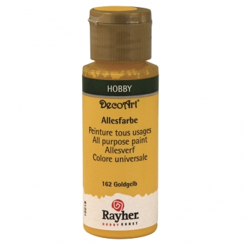 38000162 - 4006166955235 - DecoArt - Peinture acrylique Premium Jaune d´or 59 ml - 2