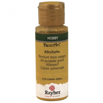 38000519 - 4006166731198 - DecoArt - Peinture acrylique Premium Ocre léger 59 ml - 2