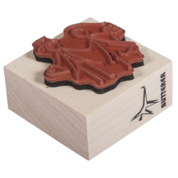 28783000 - 4006166206634 - Rayher - Tampon en bois Jeunes mariés 4x4cm