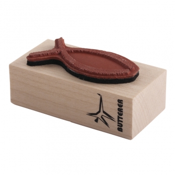 28799000 - 4006166206795 - Rayher - Tampon en bois Communion Poisson 3x6cm - 2