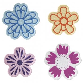 57873000 - 3359900002506 - Fiskars - Set de plaques suppl. Mini Flower 4 pièces - 2