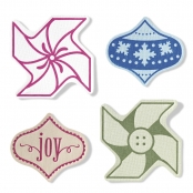 Set de plaques suppl. Mini Ornements 4 pièces